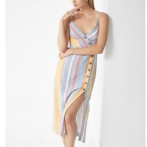 Urban outfitters Amber Linen midi dress. Size XL